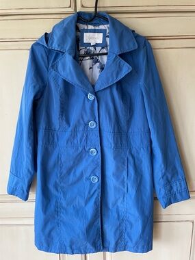 Relativity Vibrant Blue Single-Breasted Coat